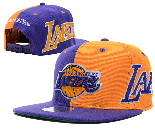 NBA Los Angeles Lakers M&N Strapback Hat id21